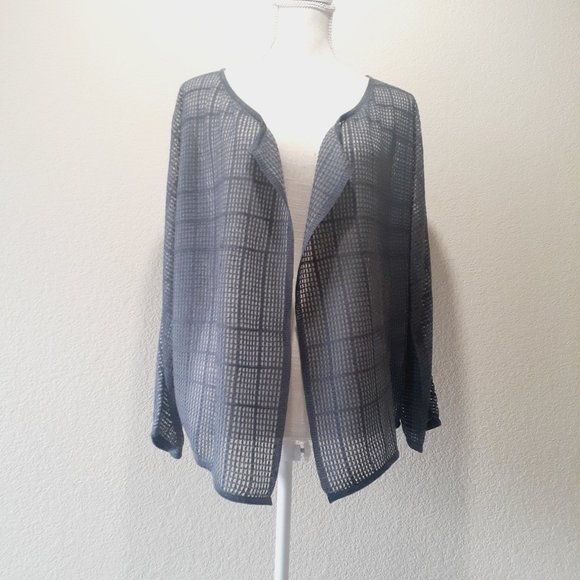 Nic + Zoe Open Knit Cardigan Topper - Picture 1 of 13